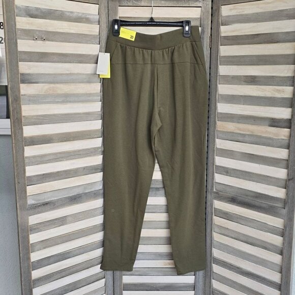 High-Rise French Terry Butter Wash Tapered Pants | All in Motion | Medium - Picture 6 of 13